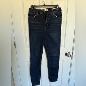 Frame Denim Dark Blue Skinny Jeans